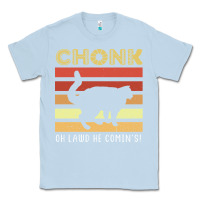 Dusty Blue chonk cat funny cat meme cat dad cat mom Classic Tee - artisFamous