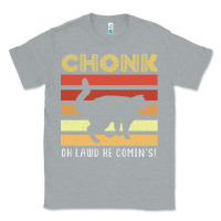 Heather Grey chonk cat funny cat meme cat dad cat mom Classic Tee - artisFamous
