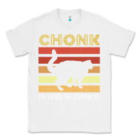 White chonk cat funny cat meme cat dad cat mom Classic Tee - artisFamous