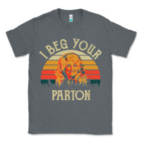 Charcoal Heather vintage i beg your parton Classic Tee - artisFamous