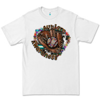 White Autism Awareness Baseball Premium Tee - CowhideDigitalArt