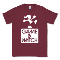 Burgundy game & watch tribute Classic Tee - artisFamous