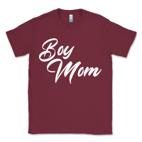 Burgundy boy mom Classic Tee - artisFamous