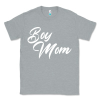 Heather Grey boy mom Classic Tee - artisFamous