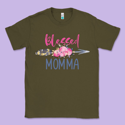 Blessed Momma Classic Tee Designed By Artisfamous