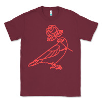 Burgundy democratic socialists of america Classic Tee - artisFamous