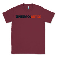 Burgundy interpol antics crop top Classic Tee - artisFamous