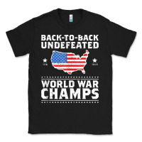 Black back to back undefeated world war champs Classic Tee - artisFamous
