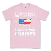 Bubblegum Pink back to back undefeated world war champs Classic Tee - artisFamous