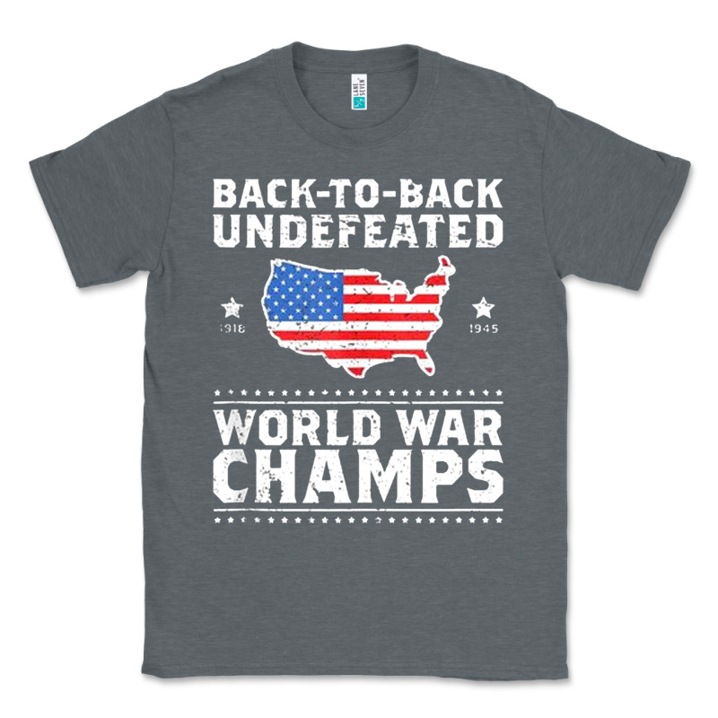 Back To Back Undefeated World War Champs Classic Tee by artisFamous | Teevron