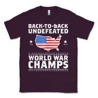 Plum back to back undefeated world war champs Classic Tee - artisFamous