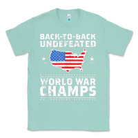 Seafoam back to back undefeated world war champs Classic Tee - artisFamous