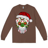 Chestnut sugar skull  christmas Long Sleeve Tee - BarkalooDesign