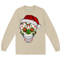 Mushroom sugar skull  christmas Long Sleeve Tee - BarkalooDesign