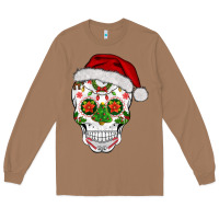 Toasted Coconut sugar skull  christmas Long Sleeve Tee - BarkalooDesign