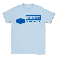 Dusty Blue blue note jazz music records Classic Tee - artisFamous