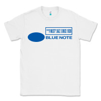 White blue note jazz music records Classic Tee - artisFamous