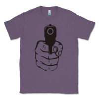 Lavender hands up pistol Classic Tee - artisFamous