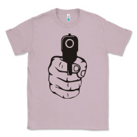 Lilac hands up pistol Classic Tee - artisFamous