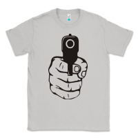 Moon Dust hands up pistol Classic Tee - artisFamous