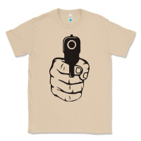Mushroom hands up pistol Classic Tee - artisFamous
