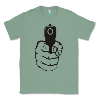 Sage hands up pistol Classic Tee - artisFamous