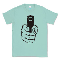 Seafoam hands up pistol Classic Tee - artisFamous
