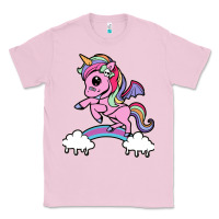 Bubblegum Pink cute unicorn Classic Tee - artisFamous