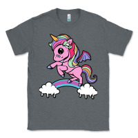 Charcoal Heather cute unicorn Classic Tee - artisFamous