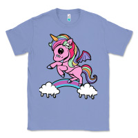 Colony Blue cute unicorn Classic Tee - artisFamous