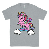 Heather Grey cute unicorn Classic Tee - artisFamous