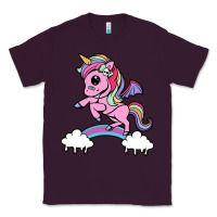 Plum cute unicorn Classic Tee - artisFamous