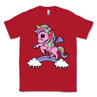 Red cute unicorn Classic Tee - artisFamous