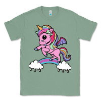 Sage cute unicorn Classic Tee - artisFamous