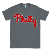 Charcoal Heather baseball philly Classic Tee - artisFamous