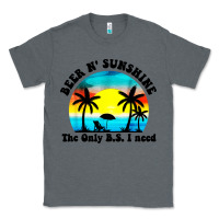 Charcoal Heather beer n' sunshine the only B.S. i need Classic Tee - artisFamous