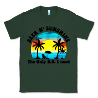 Sports Green beer n' sunshine the only B.S. i need Classic Tee - artisFamous