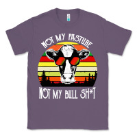 Lavender vintage not my pasture not my bull cow Classic Tee - artisFamous