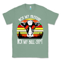 Sage vintage not my pasture not my bull cow Classic Tee - artisFamous