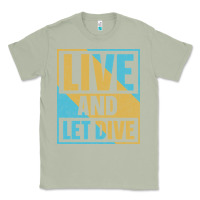 Matcha Live And Let Dive Retro Style Classic Tee - artisFamous