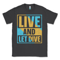 Smoke Live And Let Dive Retro Style Classic Tee - artisFamous