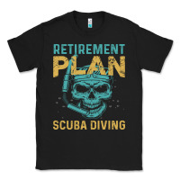 Black Retirement Plan Scuba Diving Classic Tee - artisFamous