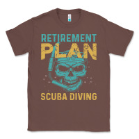 Chestnut Retirement Plan Scuba Diving Classic Tee - artisFamous
