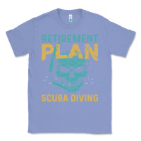 Colony Blue Retirement Plan Scuba Diving Classic Tee - artisFamous