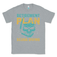 Heather Grey Retirement Plan Scuba Diving Classic Tee - artisFamous