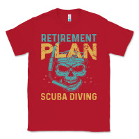 Red Retirement Plan Scuba Diving Classic Tee - artisFamous