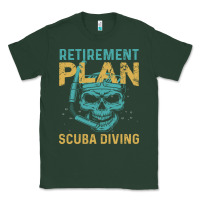 Sports Green Retirement Plan Scuba Diving Classic Tee - artisFamous