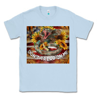 Dusty Blue rattle snake don't tread on me tumbler Classic Tee - BarkalooDesign