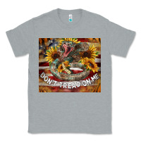 Heather Grey rattle snake don't tread on me tumbler Classic Tee - BarkalooDesign