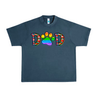 Midnight Navy dad lgbt Urban Heavy Tee - CowhideDigitalArt